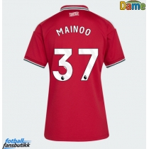 Manchester United Kobbie Mainoo #37 Hjemmedrakt Dame 2026-27 Kortermet